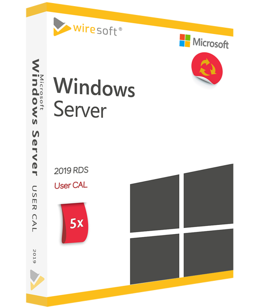 MICROSOFT REMOTE DESKTOP SERVICES 2019 - 5 PACK USER CAL